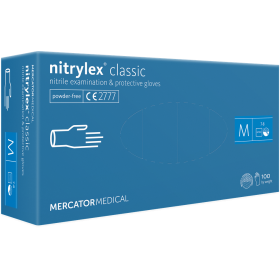 Rękawice nitrylowe nitrylex rozmiar M 100 sztuk